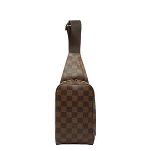 LOUIS VUITTON Authentic Brown Damier Leather Hobo Bag